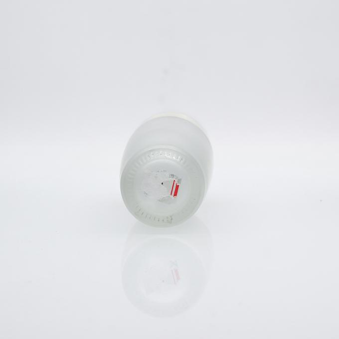 garrafa cosmética da bomba da loção da garrafa de vidro da fundação da bomba e da tampa do ouro 50ml